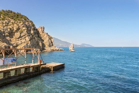 Sea rocky coast.のeditorial素材