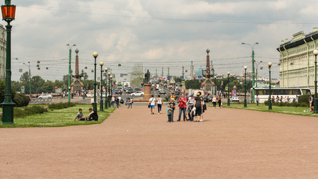 Excursion - tourist spots in St. Petersburg.のeditorial素材