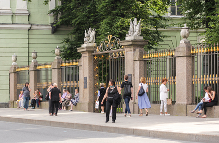 Excursion - tourist spots in St. Petersburg.のeditorial素材