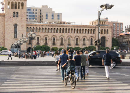 Tourist places and sights of Armenia. Yerevan.