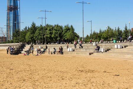Types of the park 300 years of St. Petersburg in the summer.のeditorial素材