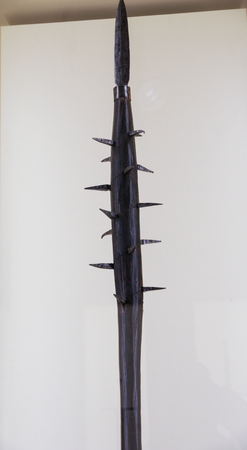 Interiors of the halls and dungeons of the castle of Chillon.のeditorial素材