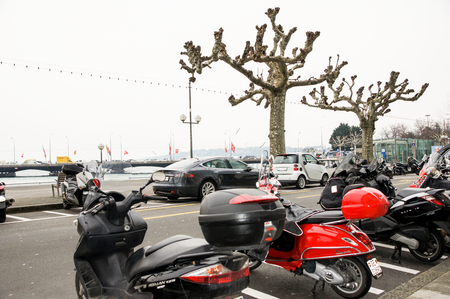 Architecture and types of cities in the south of Europe.のeditorial素材