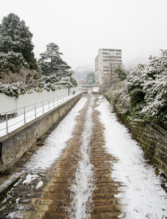Architecture and views of European cities.の写真素材