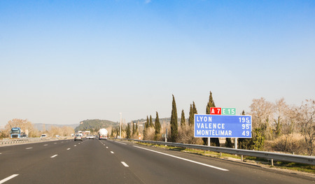 View from the car on the roads and the city.の写真素材
