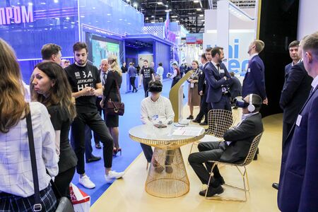 Participants and visitors of the annual St. Petersburg Gas Forum.