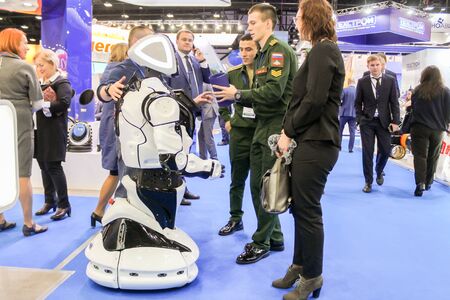 Participants and visitors of the annual St. Petersburg Gas Forum.のeditorial素材