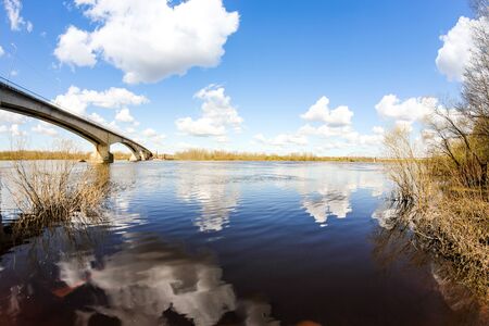 Spring view of the province on a sunny day.