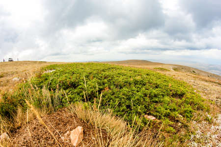 Mountain range Chatyr-Dag in Crimea.