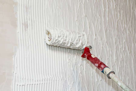 Construction and finishing works in new apartments of residential buildings.の写真素材