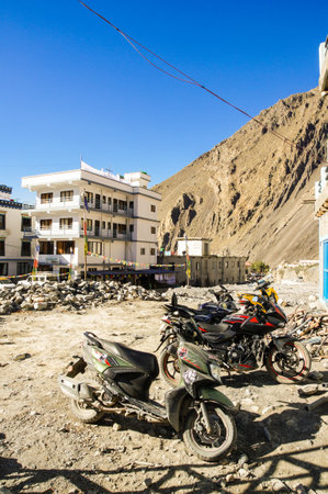 Walking tour of famous city places of Kathmandu Valley.の写真素材