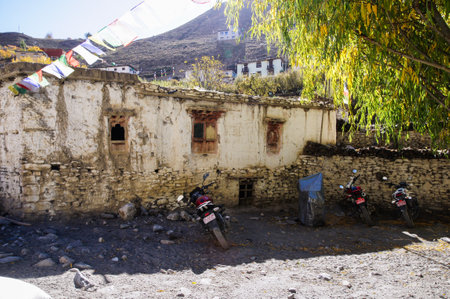 Walking tour of famous city places of Kathmandu Valley.の写真素材