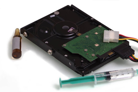 Restoring the hard disk using the allegory.
