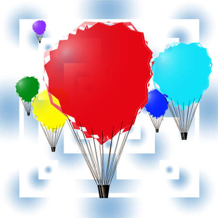 balloonsのイラスト素材