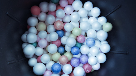 colorful bubblesの写真素材