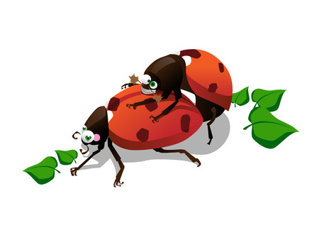 Bugs in loveのイラスト素材