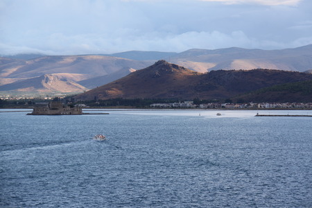 early morning in Nauplionの写真素材