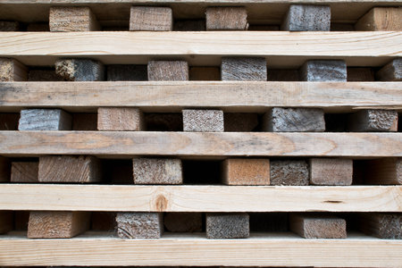 Stacked tree wood logs background