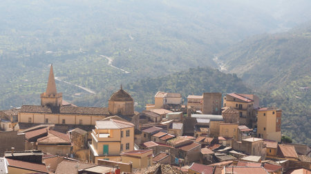 Alcara Li Fusi (Messina, Sicily)の写真素材