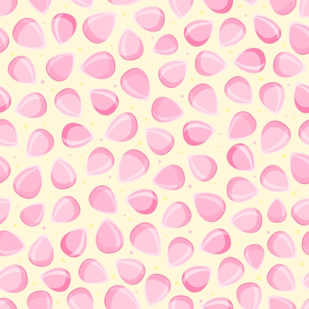 Pink Petal Seamless Pattern  Valentine Backgroundのイラスト素材