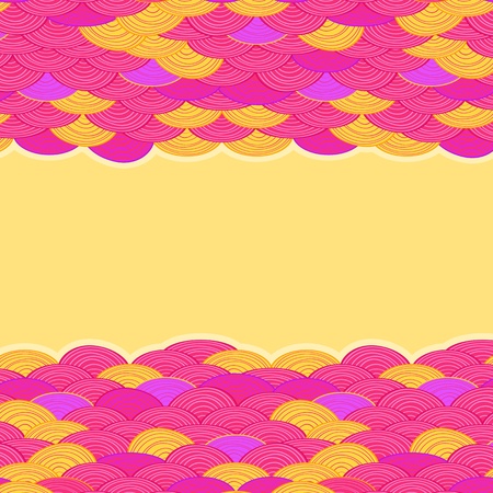 Orange Pink Background with Place for Text. Vector Illustrationのイラスト素材