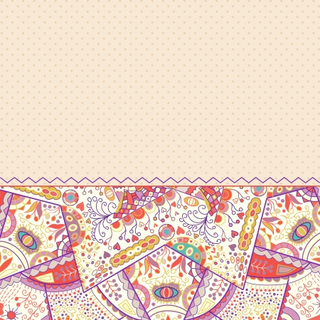 Abstract Colorful Bright Card with Place for Textのイラスト素材