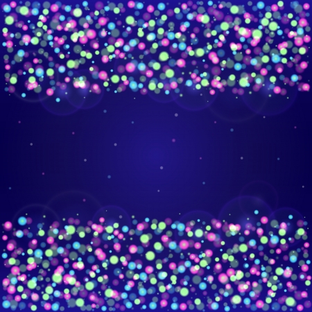 Abstract Dark Blue Glittering Glowing Background with Place for Text  Vectorのイラスト素材