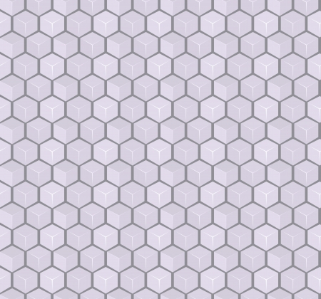 Gray 3d Cube Seamless Pattern  Vector Backgroundのイラスト素材