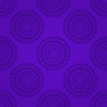 Purple Damask Seamless Pattern. Ornamental Backgroundのイラスト素材