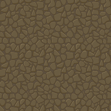 Seamless Pattern of Stone Wall. Vector Illustrationのイラスト素材