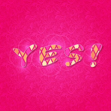 Shiny Yes Symbol with Exclamation Markのイラスト素材