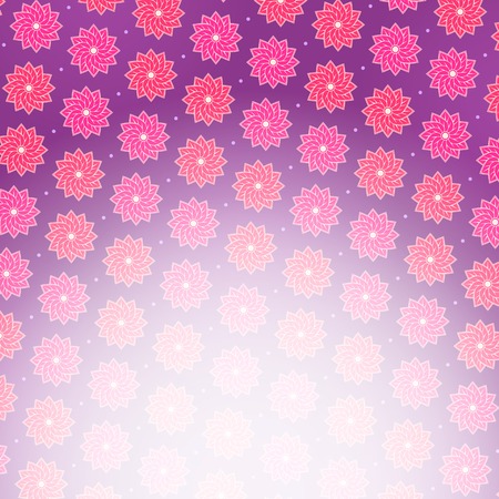 Pink floral Invitation Card with Place for Text at the Bottom.のイラスト素材