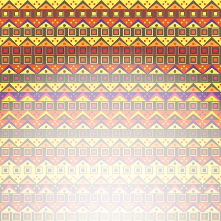 Yellow Card with Line Pattern and Place for Text. Vector Illustrationのイラスト素材