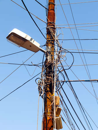 Messy Wiresの写真素材