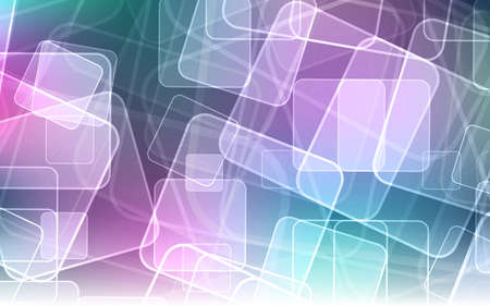 Abstract wide technology background with hexagons and gear wheels. Hi-tech circuit board...