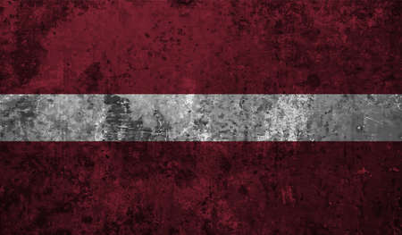 Latvia national grunge flag for your designs.の写真素材