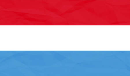Luxembourg flag with waving grunge texture. Vector background.のイラスト素材