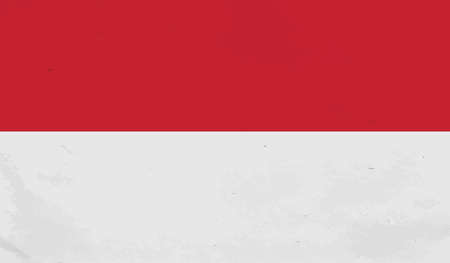 Poland flag with waving grunge texture. Vector background.のイラスト素材