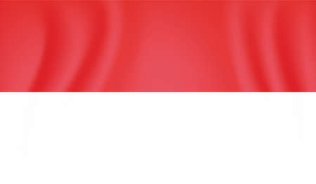Poland flag with waving grunge texture. Vector background.のイラスト素材