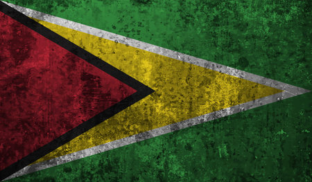 Guayana flag country isolated vector illustration design