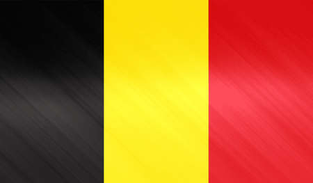 Grunge Belgium flag textured background. Vector illustrationのイラスト素材