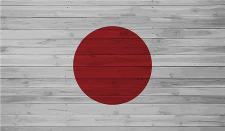 Grunge vector japan flag colorful for web and design workのイラスト素材