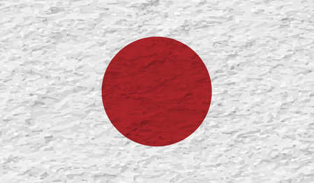 Grunge vector japan flag colorful for web and design workのイラスト素材