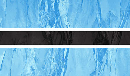 Botswana national flag created in grunge styleのイラスト素材