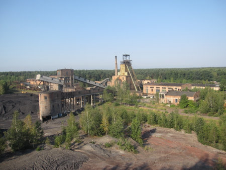 Coal mine in Ukraineのeditorial素材