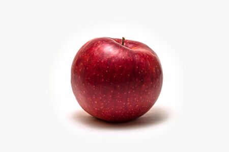 Red apple isolated on white background