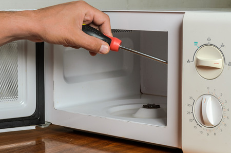 Microwave repair by masterの写真素材