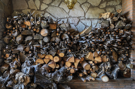 Wood firewood for fireplace and heating