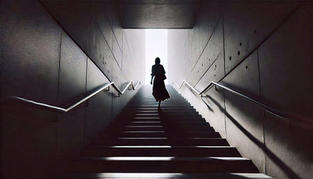 Portrait of happy farmer standing in corn field and holding basket with cornの素材