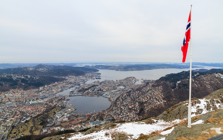 View of Bergen, Norway.の写真素材